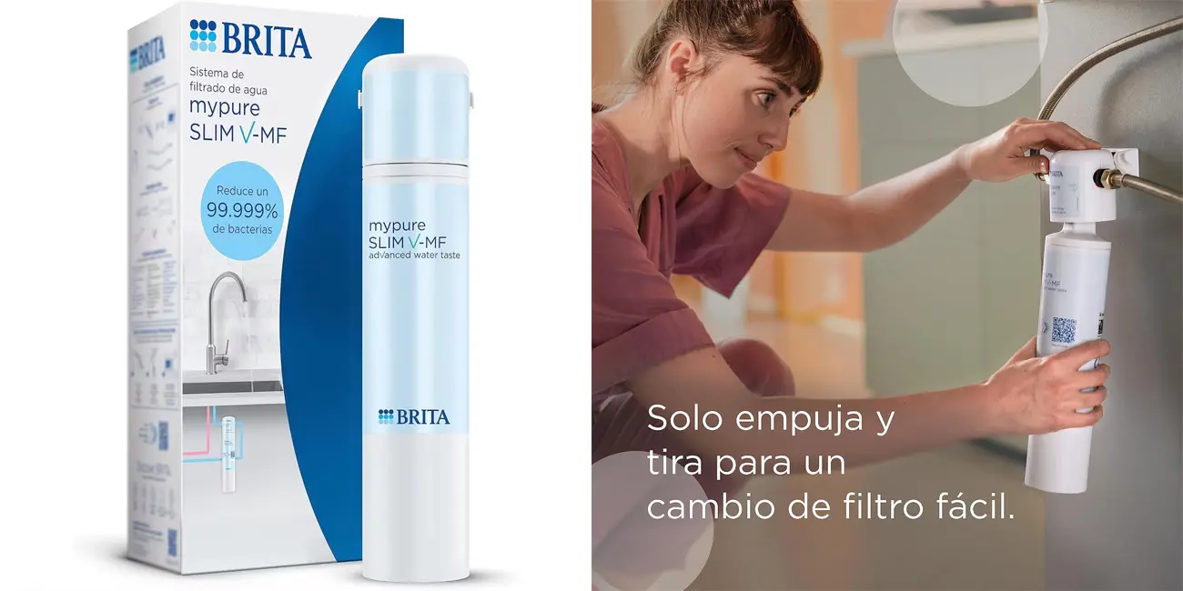 Sistema de filtración de agua BRITA MyPure SLIM V-MF