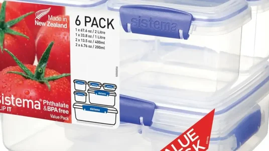 Chollo sistema klip it 6 recipientes para guardar alimentos con tapas herméticas