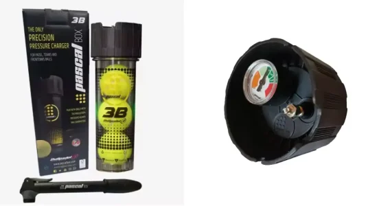 Sistema presurizador para pelotas de pádel Pascal Box 3B