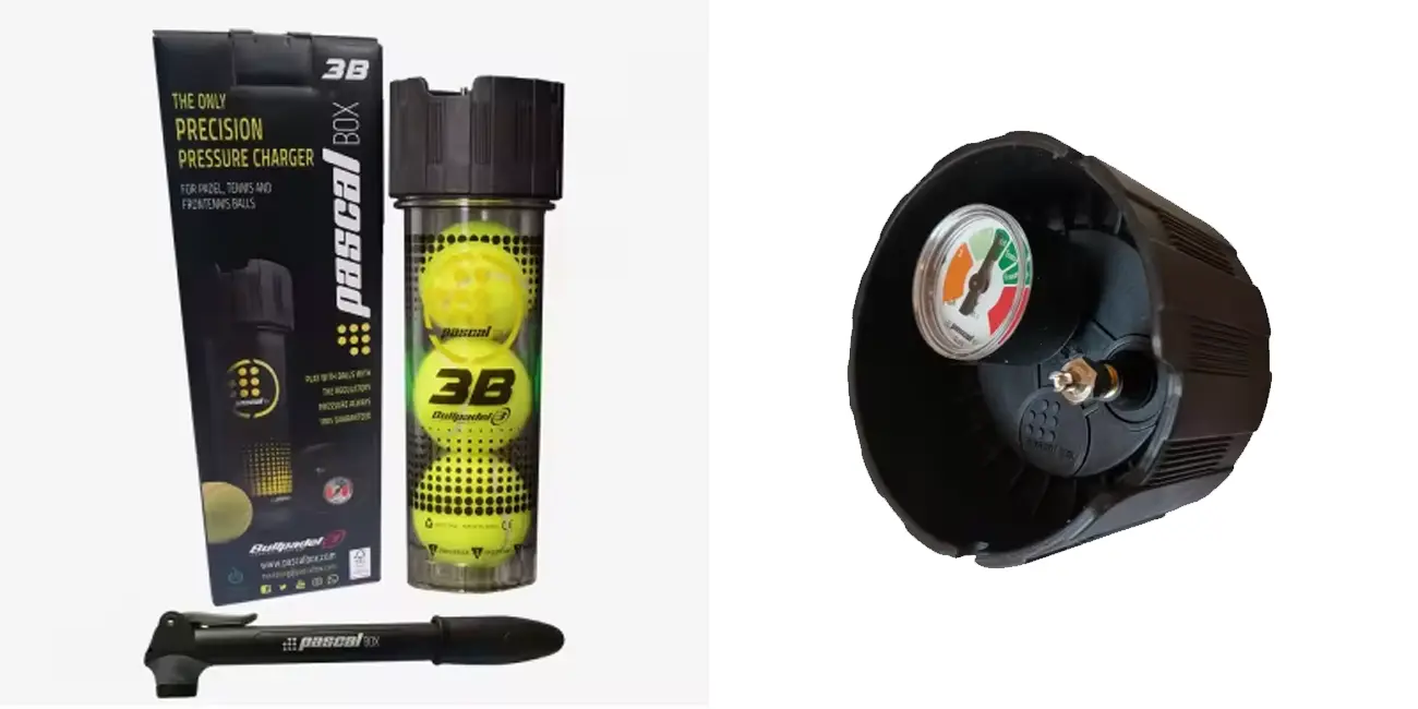 Sistema presurizador para pelotas de pádel Pascal Box 3B