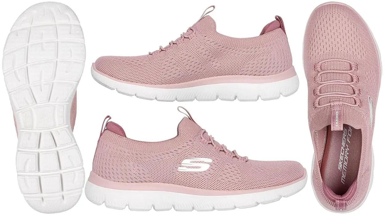 Zapatillas Skechers Summits - Top Player en rosa para mujer baratas