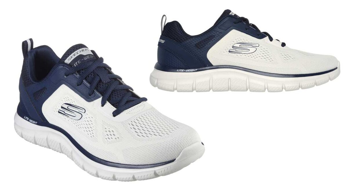 Estas Skechers Track blancas para hombre son ligeras, comodísimas y un ofertón gordo en Amazon