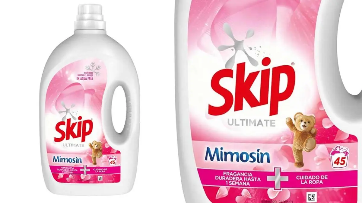 Detergente líquido Skip Ultimate Mimosin de 45 lavados