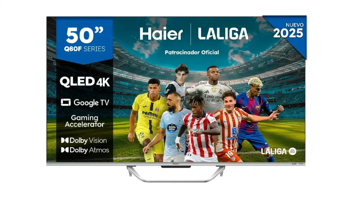 Smart TV Haier QLED 4K UHD H50Q80FUX de 50"