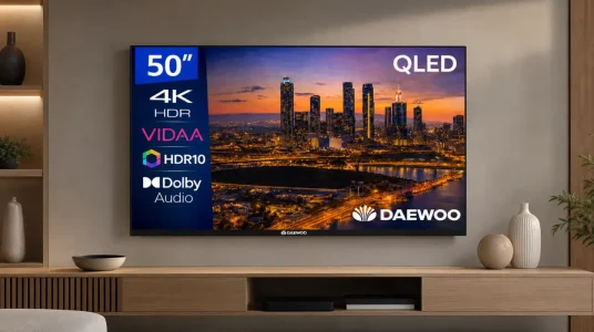 Smart TV Daewoo 50VB56QV QLED 4K de 50 pulgadas con HDR10 y Dolby Audio