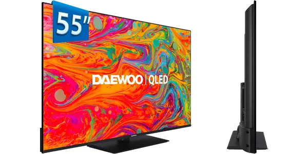 Smart TV QLED Daewoo 55DM65QV UHD 4K de 55"