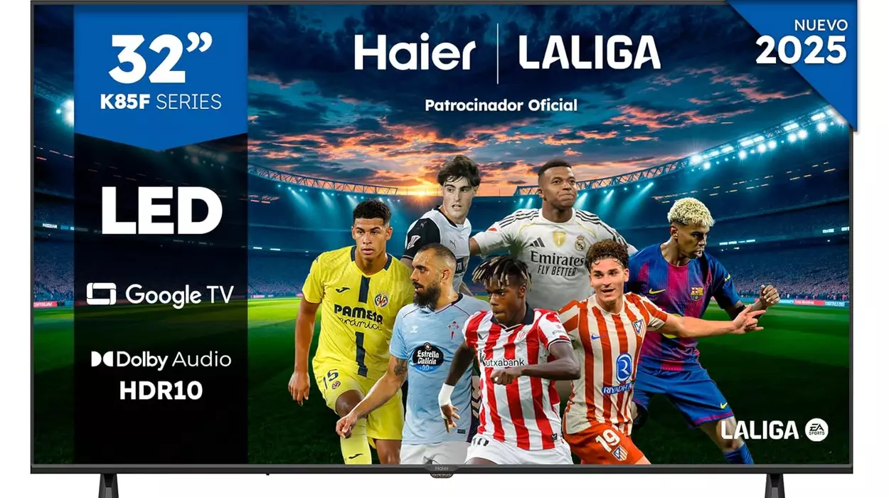 Smart TV completa y compacta: Haier TV Full HD de 32 pulgadas con Google TV