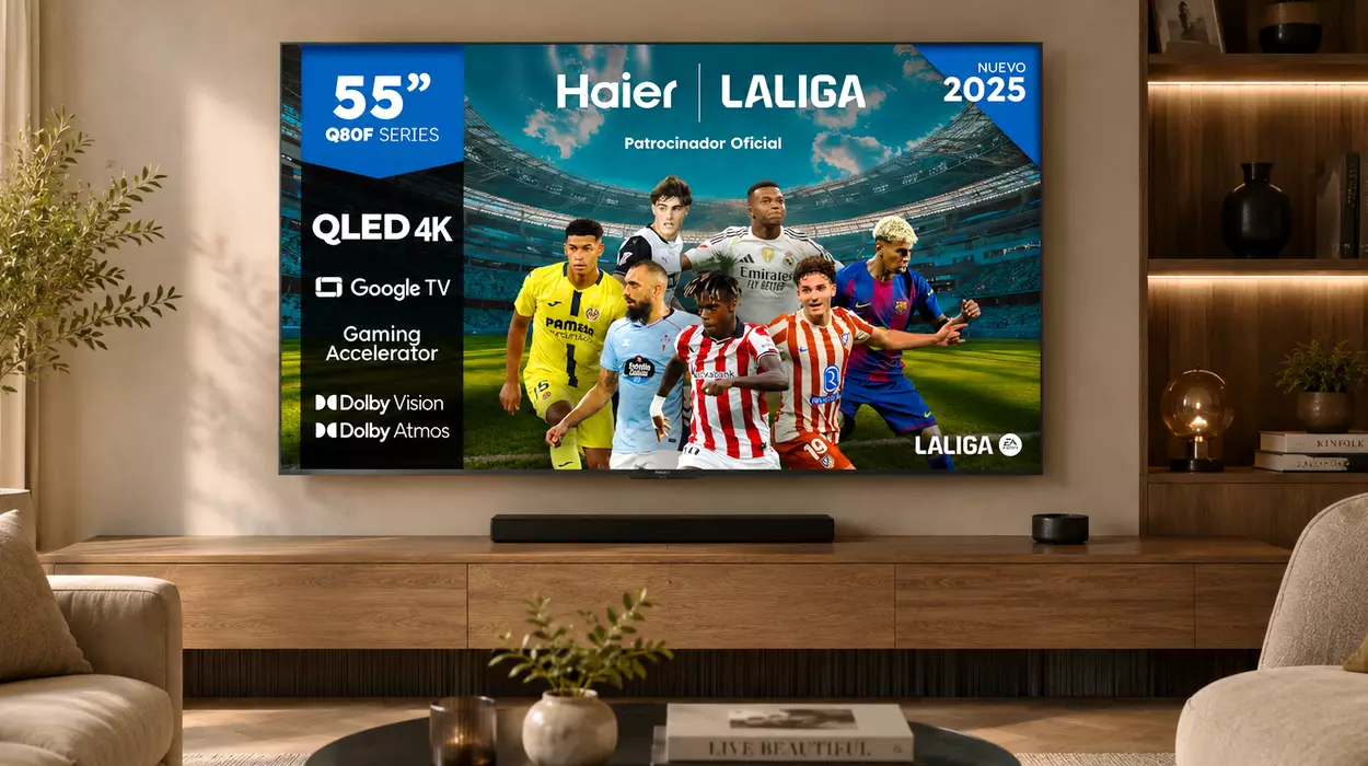 Smart TV Haier H55Q80FUX de 55 pulgadas barata