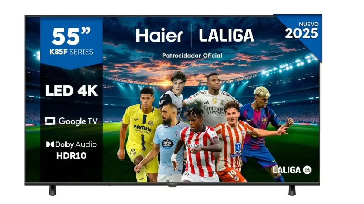 Smart TV Haier QLED 4K UHD H55K85FUX de 55"