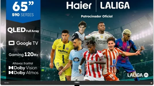 Disfruta del cine en casa con la Smart TV Haier QLED 4K UHD de 65 pulgadas
