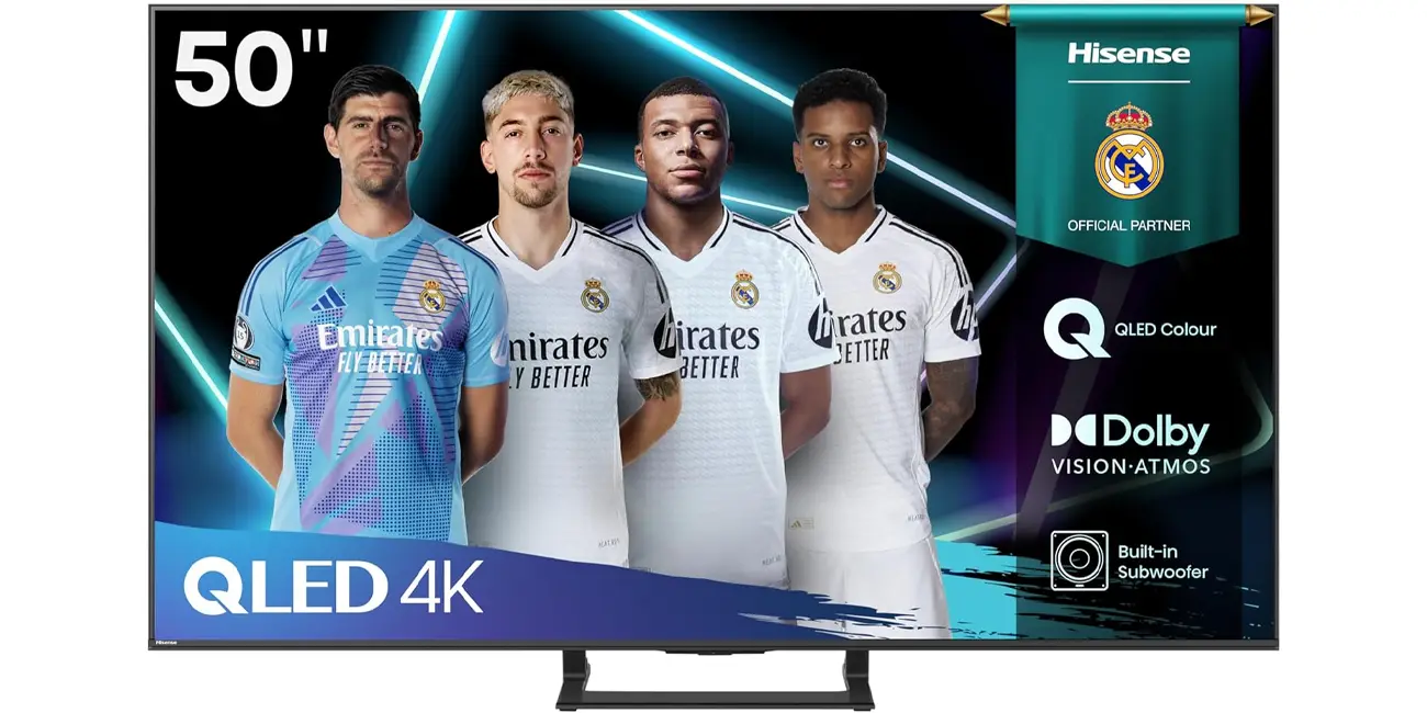 Smart TV Hisense 50A7Q UHD 4K QLED de 50"