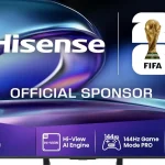 Televisor Hisense 50E8Q Mini LED con subwoofer y Dolby Atmos