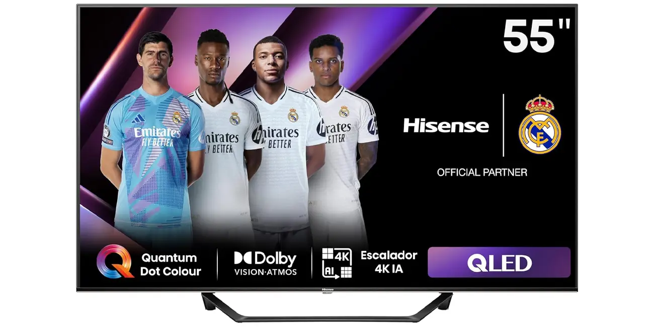 Smart TV QLED Hisense 55A7NQ UHD 4K de 55"