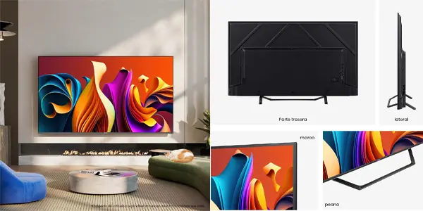 Smart TV QLED Hisense 55A7NQ UHD 4K de 55"