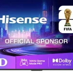 Smart TV QLED Hisense 65E7Q Pro con Dolby Vision y Atmos para una experiencia de juego fluida