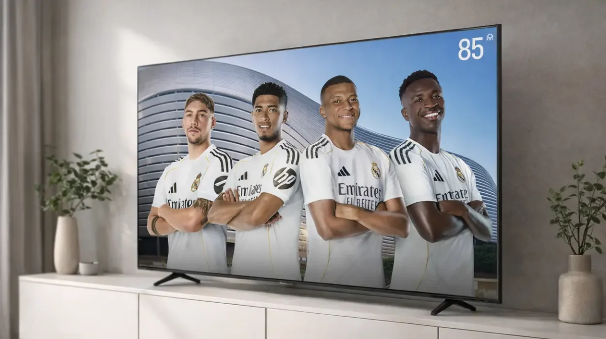 LOCURÓN: Esta smart TV Hisense QLED gigante de 85" convierte tu salón en cine en casa por 685€ (-43%)