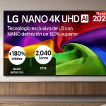 TV LG 50NU800B6LC de 50 pulgadas con Nano 4K UHD AI y Smart TV WebOS
