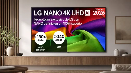 TV LG 50NU800B6LC de 50 pulgadas con Nano 4K UHD AI y Smart TV WebOS