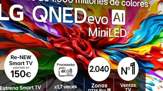 Chollo smart tv lg 55qned93a6a 4k qned evo de 55 pulgadas