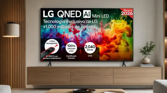 Smart TV LG 85QNED72B6A de 85" con tecnología QNED MiniLED sin reflejos