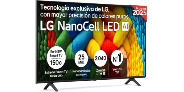 Smart TV LG NanoCell 55NANO80A6B 4K