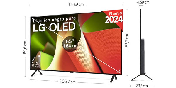 Smart TV LG OLED AI B4 UHD 4K de 55"