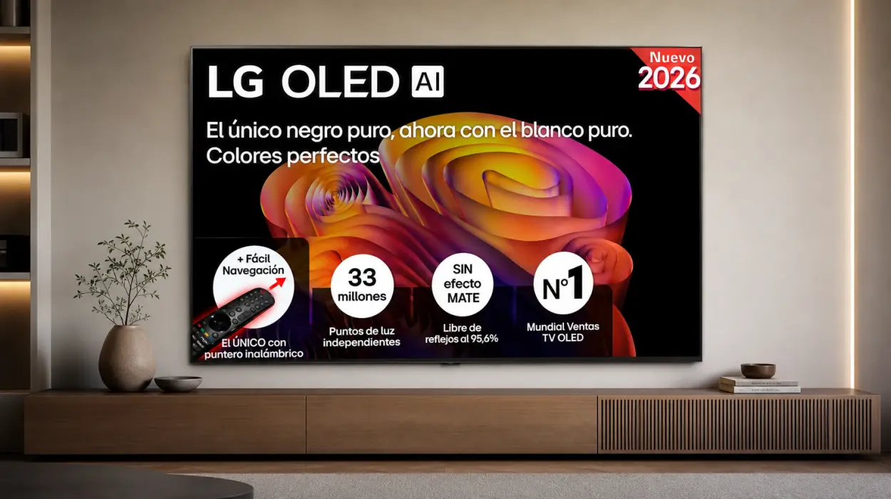 Entra en la imagen pura OLED por todo lo alto: Smart TV LG OLED77B6 OLED 4K de 77 pulgadas con panel antirreflejos