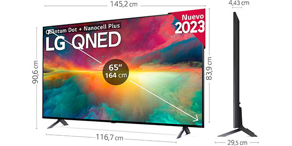 Smart TV LG QNED 65QNED756RA 4K de 65"