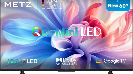Smart TV Metz de 60" 4K Mini LED: calidad de cine en casa con QLED, Dolby Vision y Chromecast