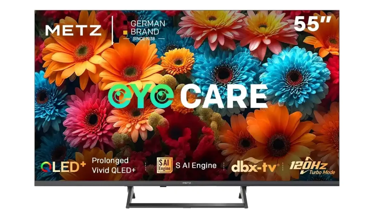 Smart TV Metz QLED 4K de 55" con Dolby Vision, Atmos, modo 120Hz y funciones gaming