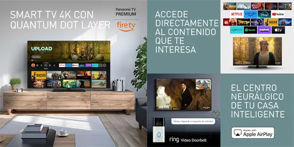 Smart TV Panasonic TV-65W80AEZ UHD 4K de 65"