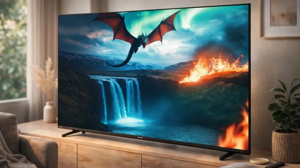 No es solo una pantalla gigante: es la atmósfera perfecta para tu serie favorita