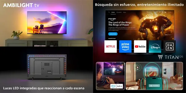 Smart TV Philips Ambilight 75PUS8510 4K de 75"