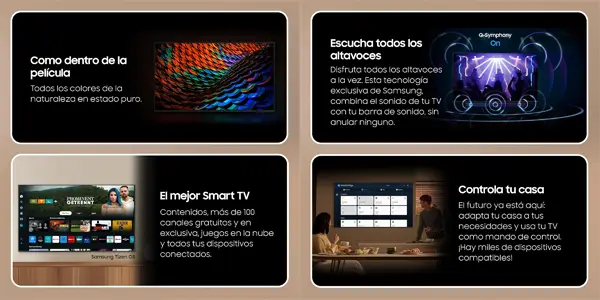Smart TV Samsung Crystal UHD 2024 43DU7105 UHD 4K de 43"
