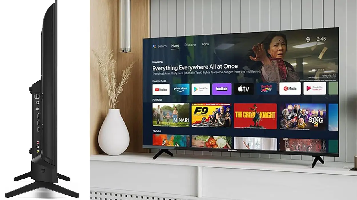 Smart TV Sharp Android Full HD de 40" barata