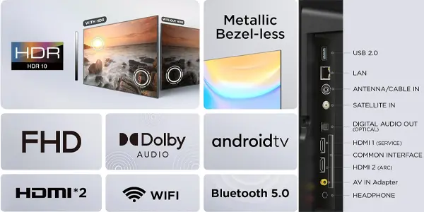 Smart TV TCL 43L5A FHD HDR