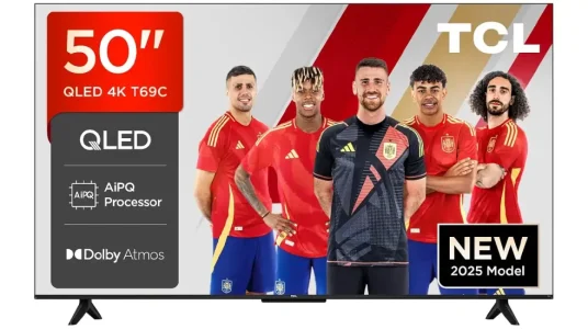Smart TV QLED TCL 50T69C 4K HDR de 50"