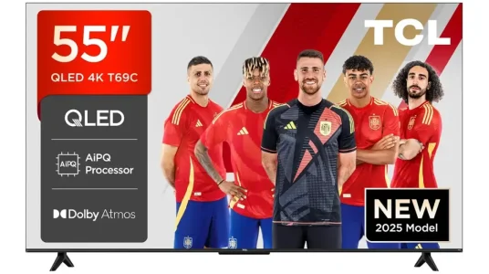 Smart TV QLED TCL 55T69C UHD 4K de 55"