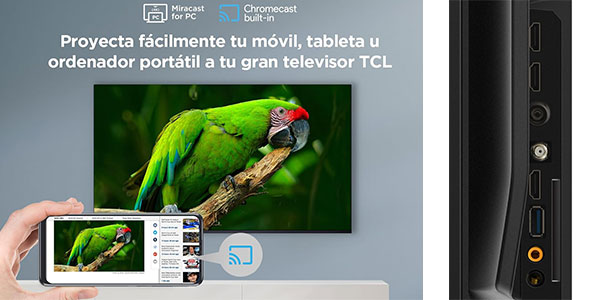 Smart TV TCL 55V6B 4K Ultra HD de 55" en oferta
