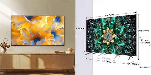 Smart TV TCL 65Q6C 4K UHD de 65"