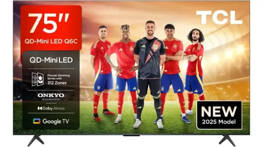 Smart TV QD-Mini LED TCL 75Q6C 4K de 75"