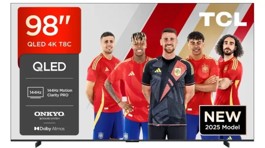 Smart TV TCL 98T8C QLED 4K 144Hz de 98"