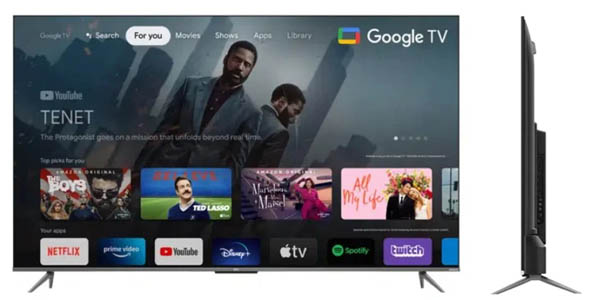 Smart TV QLED TCL 55C635 UHD 4K de 55"