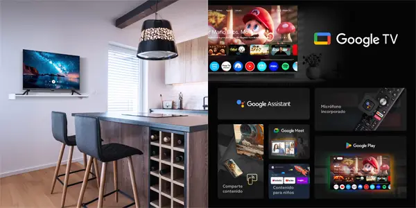 Smart TV K32DLK21GLE de 32" con Android TV