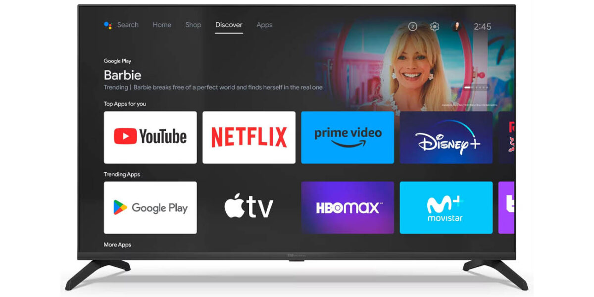 Smart TV QLED TD Systems K43DLC19GLQ UHD 4K de 43"