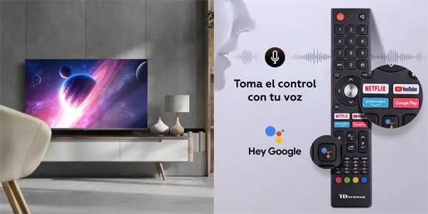 Smart TV TD Systems K50DLK20GLE UHD 4K de 50"
