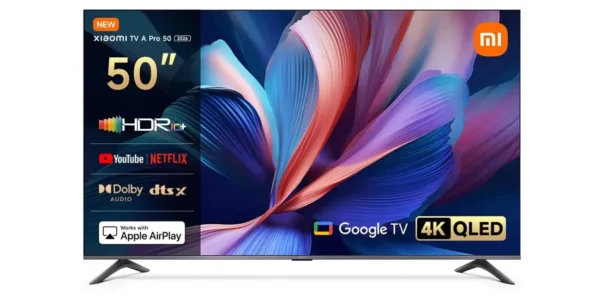 Smart TV QLED Xiaomi TV A Pro 50 2026 UHD 4K de 50"