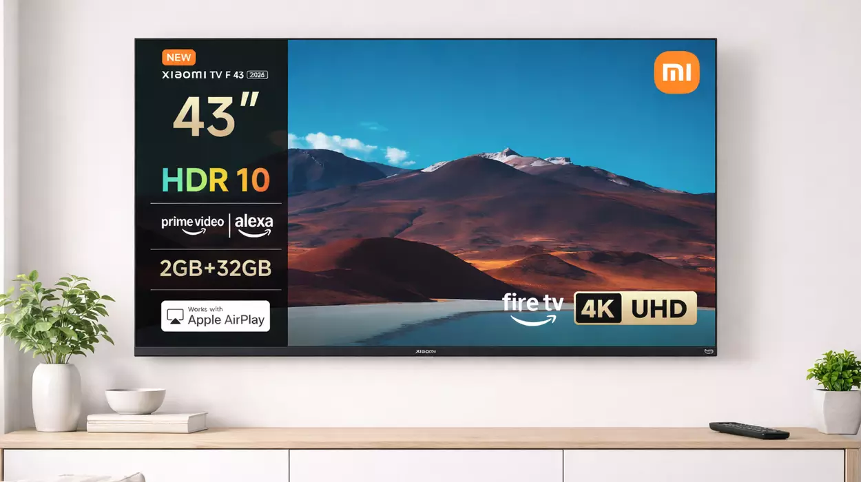 Smart TV Xiaomi TV F 43 UHD 4K Fire TV de 43 pulgadas