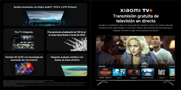 Smart TV XIAOMI TV F Pro 50 UHD 4K de 50"