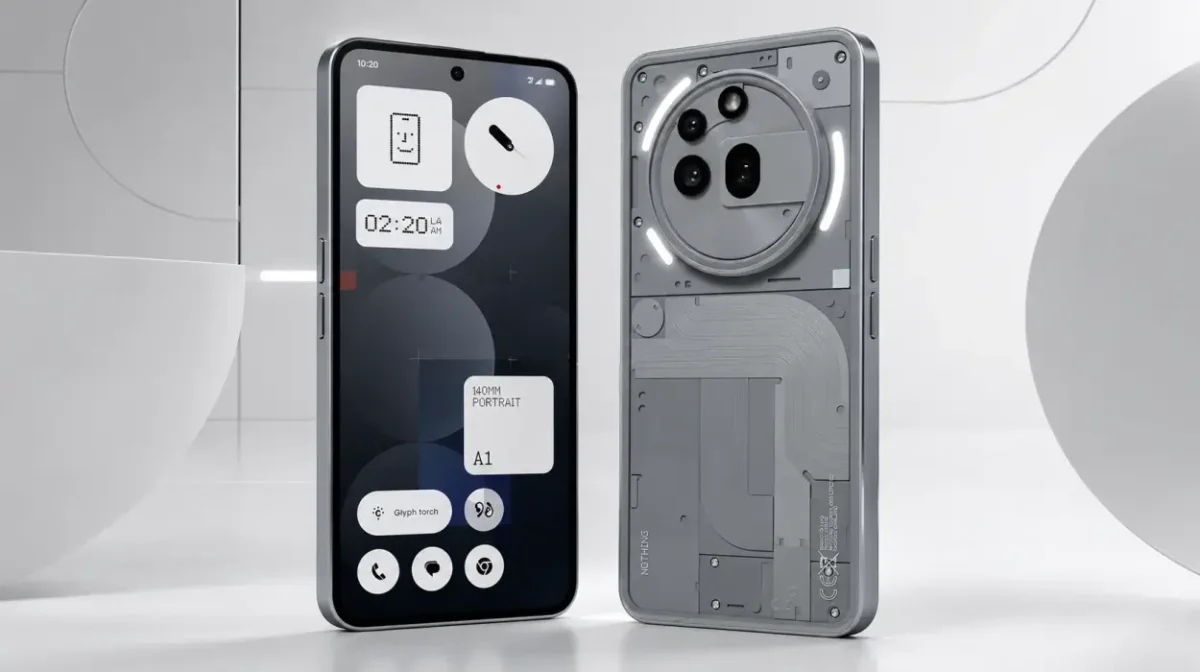 Nothing Phone (3a) Pro con cámara periscópica y carga rápida